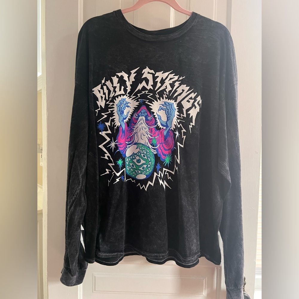 Billy Strings LIGHTNING WIZARD MINERAL WASH LONG SLEEVE (MAARTEN DONDERS) XXL